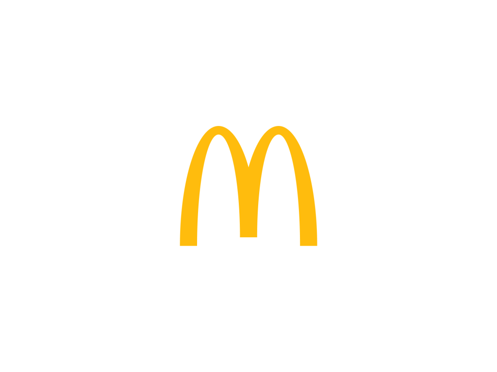 The McDonald's yellow arches logo
